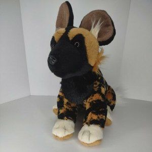 Wild Republic Hyena Wild dog plush stuffed toy 12" D2